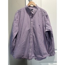 Ralph Lauren Men's Pink Blue Button Up 2XB