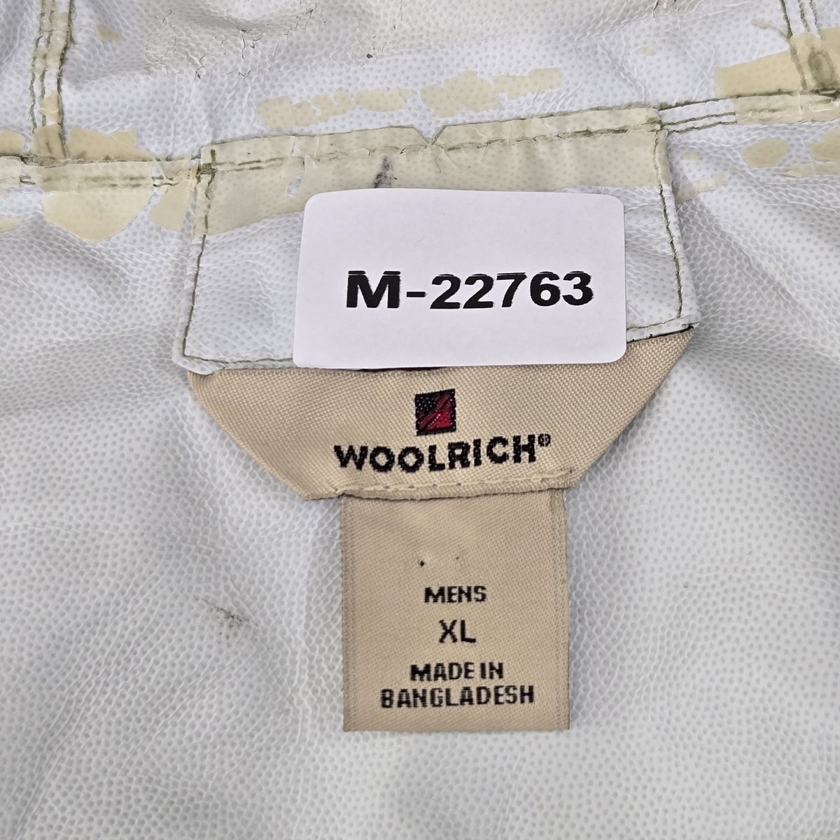 Woolrich Men Jacket XL Light Olive Colorblock Activewear Zipper