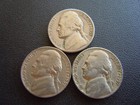 1957 D Jefferson Nickels- 3 Coins #21 — photo 1