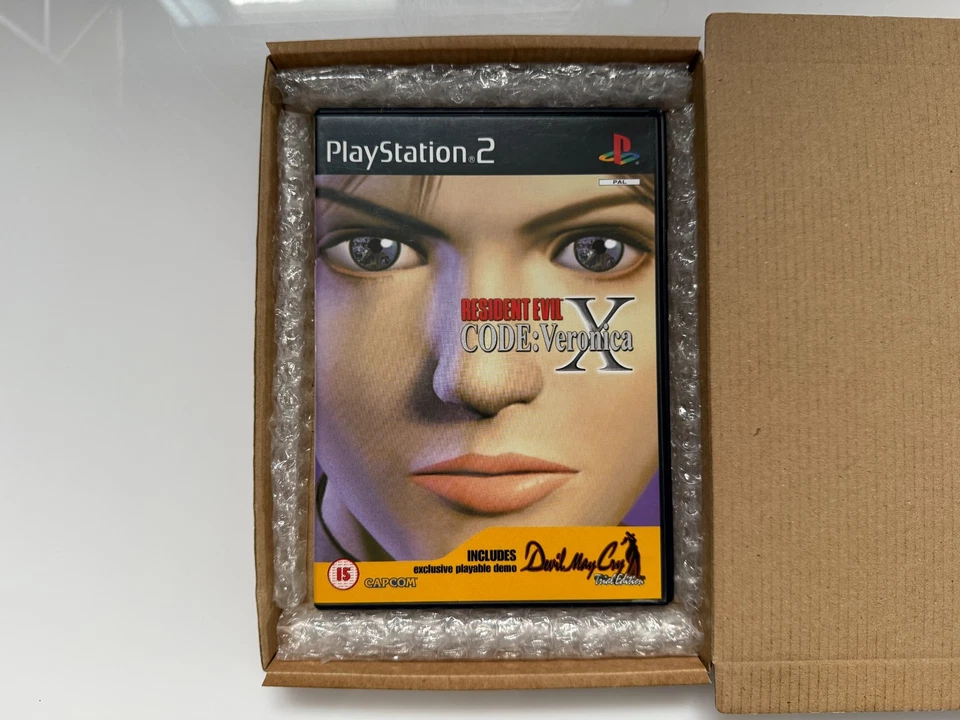 Resident Evil Code Veronica X PS2 - UK PAL VGC CIB with DMC Demo - Natural Discs - Image 2 of 4