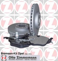 Zimmermann Bremsensatz, Scheibenbremse Vorderachse U.A. FüR Opel, Saab
