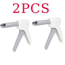 2Pcs Dental Composite Gun Dispenser Applicator Autoclavable Composite Syringe