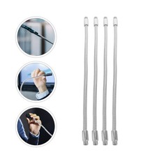 4 Pcs Microphone Flexible Extension Arm Gooseneck Tube Hose Connector