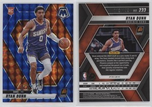 2024-25 Panini Mosaic Rookies Blue Mosaic Prizm /199 Ryan Dunn #233 Rookie RC