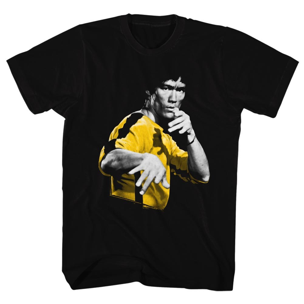 Bruce Lee Enter The Dragon Fighting Stance Men's T Shirt LG