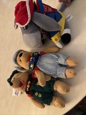 Disney Store Lot of 3 Winnie the Pooh Eeyore Bean Bag Plushes