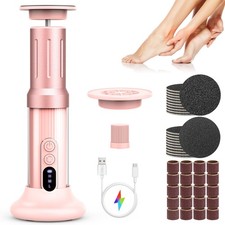 2 in 1 Electric Foot Callus Remover, 2000RPM Professional Electric Callus Rem...
