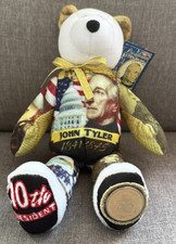 Limited Treasures Presidential Coin Bear - 10th President Tyler 1841-1845 NWT