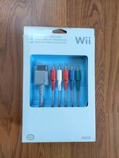 NEW Nintendo Wii Official OEM Component Video Cables Red/Blue/Green AV Cable