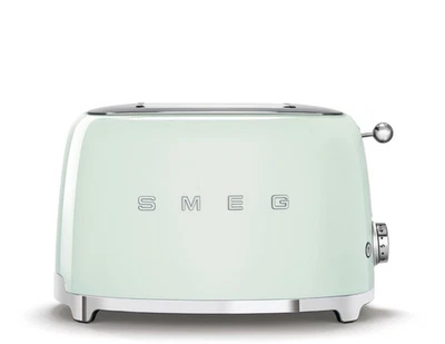 SMEG 2-slice Retro Style Toaster, Pastel Green Color, NEW tsf01pgus - Image 1 of 4