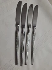 4 Stanley Roberts Winthrop Dinner Knives Japan Stainless