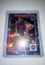 2023-24 Panini Nba Hoops Premium Stock - Marcus Sasser #45 Ice Prizm (RC)