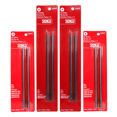 Senco (2) EA0300 & (2) EA0297 #2 Phillips Bits for DS235-AC DS332-AC DS215
