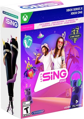 Let's Sing 2025 (2-Mic Bundle) for Xbox One & Xbox Series X [New Video Game]