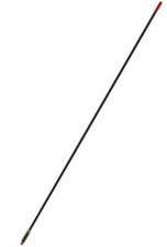 NEW FRANCIS HOT ROD PRE-TUNED 4  FIBERGLASS CB RADIO ANTENNA, BLACK, 300-CB24B