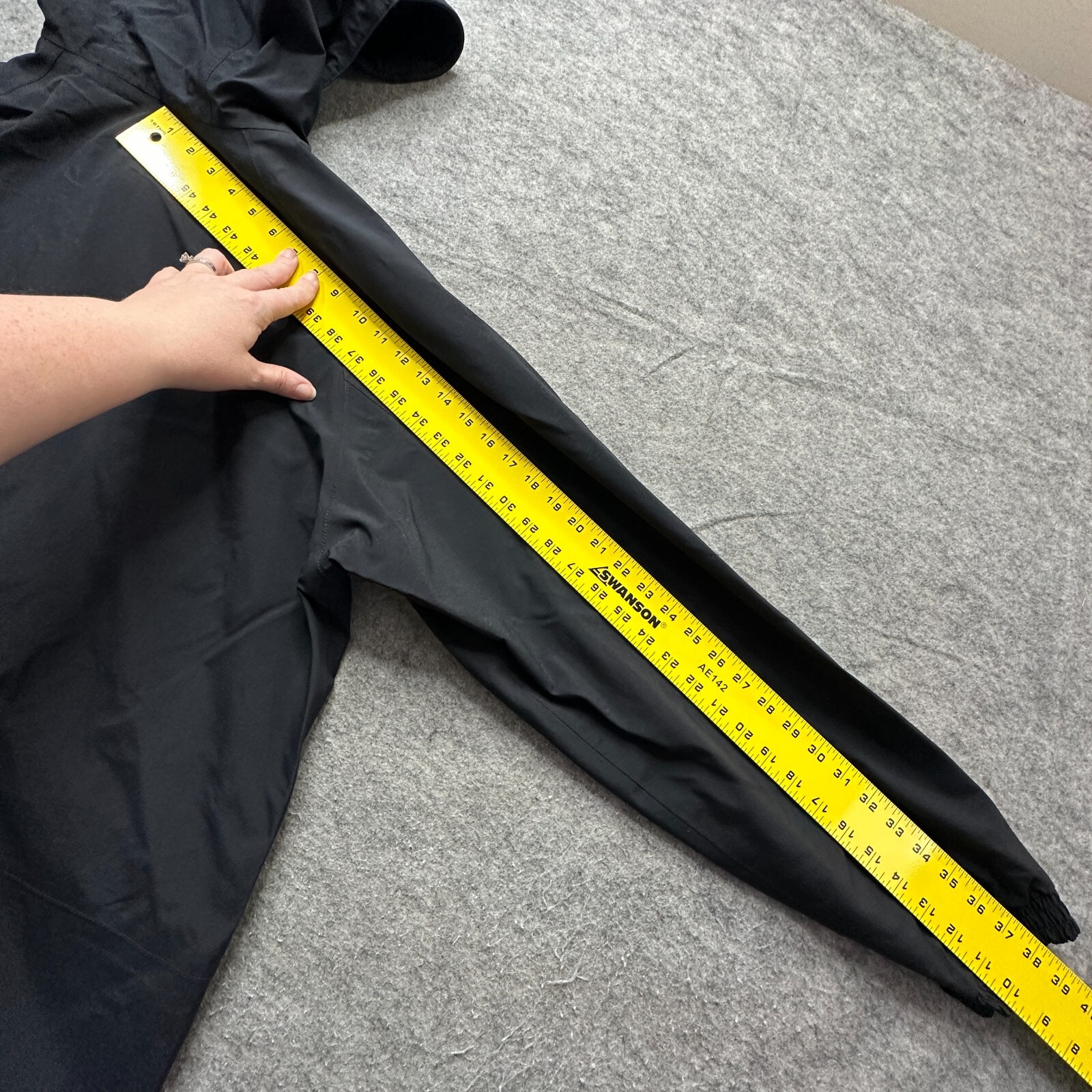 Cabela's GoreTex Hooded Rain Hunting Jacket Men XLT Tall Black Full Zip Nylon eBay