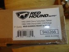 RED HOUND AUTO MUD FLAPS 2 PC. FRONT OR REAR  