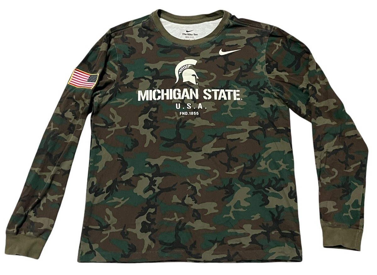 michigan state nike long sleeve shirt