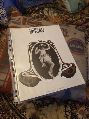 Screen Actors Guild  Magazine   Vol 11 No 3 Mau + June 1969 Clara Bow