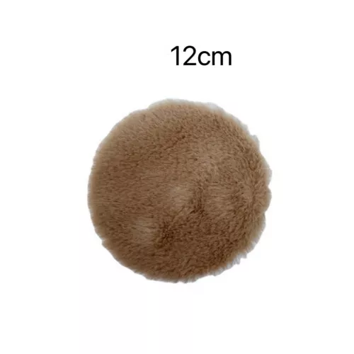1:12 Scale Dolls House Miniature Round Plush Rugs Carpets Bedroom Floor Decor - Picture 9 of 9