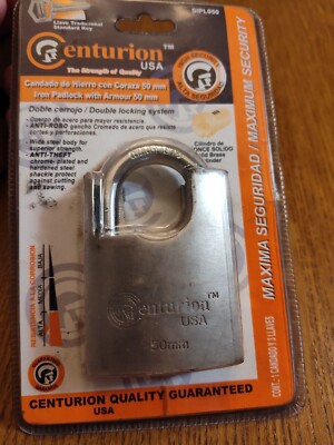 Centurion USA Double Locking 50mm Padlock D7