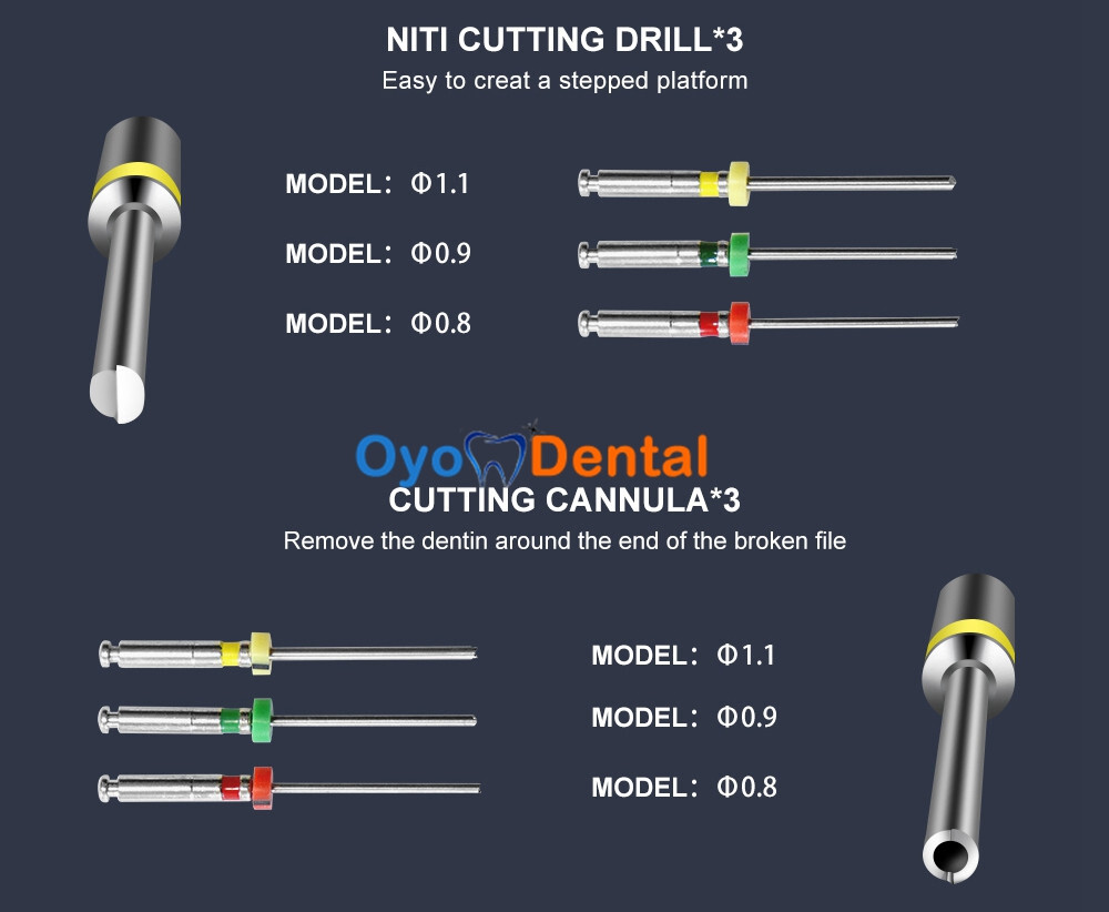 Filing Instrument Dental Endo File Extractor Removal System Kit Dentist Broken File ...