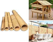 6FT Heavy Duty Bamboo Canes Plant Support Sticks Garden Canes Strong Thick Poles