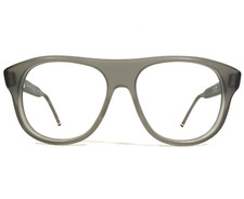 Thom Browne Eyeglasses Frames TB-008 C-T-55 Matte Clear Gray Round 55-16-148