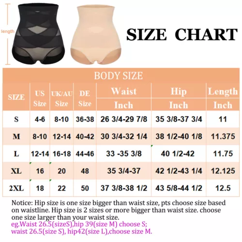 Women High Waist Shaping Panties Cross Compression Abs Briefs Tummy Body Shaper - Picture 2 of 40
