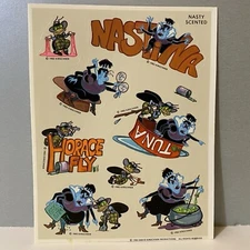 Vintage Hallmark 1983 Rose Petal Place Nastina Scratch ‘N Sniff Nasty Stickers