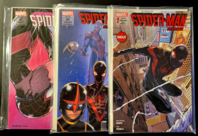 Spider-Man: Miles Morales 1 - 2 - 3 (Panini) RAR 2017 Spiderman