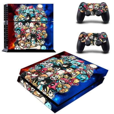 Anime Naruto Luffy Spider Man Batman Vinyl Skin Decal Stickers For Ps4 Consoles Ebay