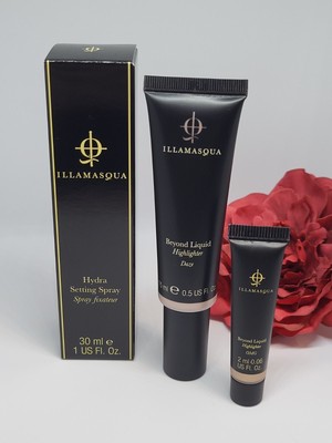 Illamasqua Liquid Highlighter ''Daze'' 15ml + ''OMG'' 2ml + Hydra Setting Spray 30ml