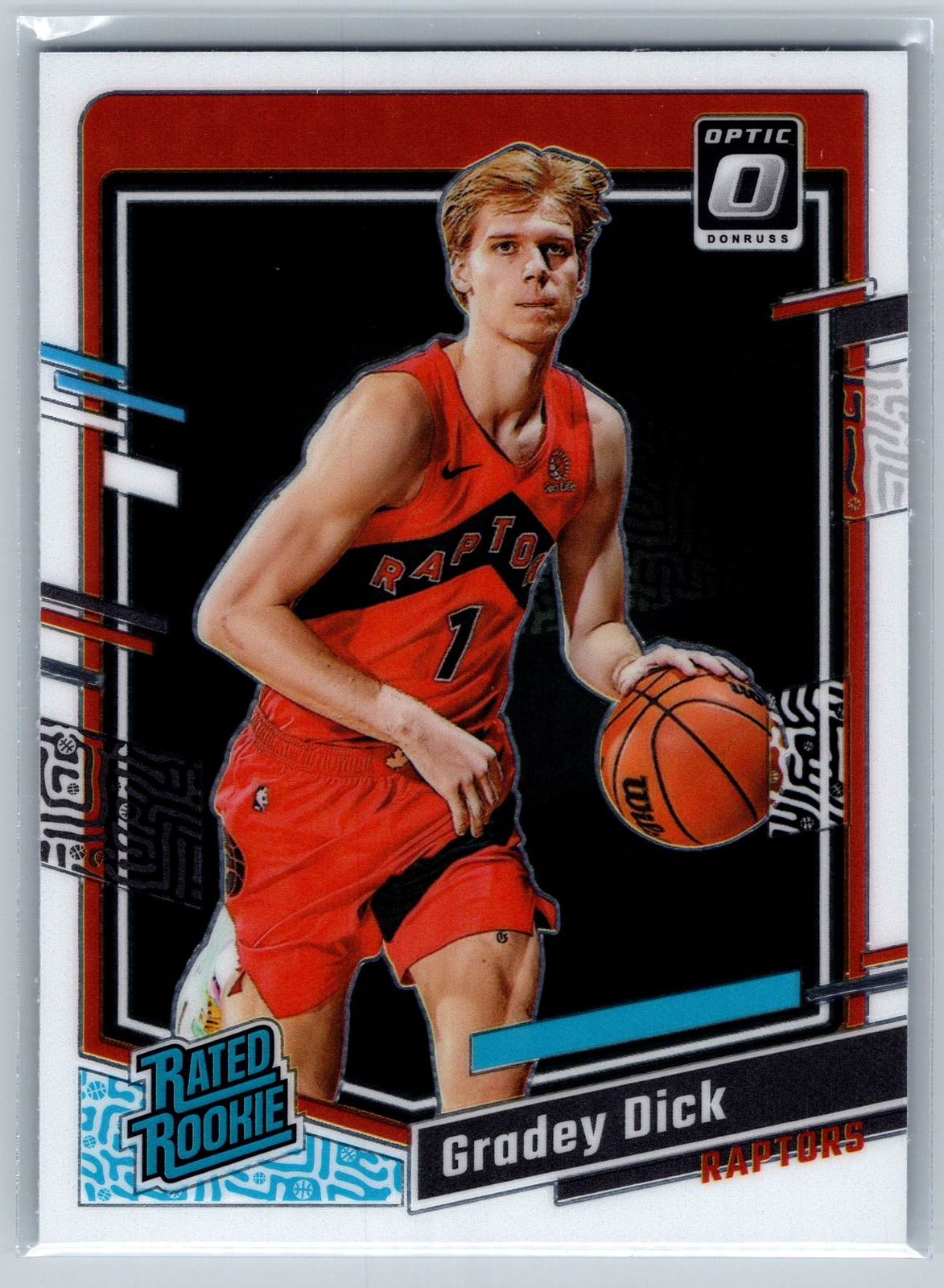 2023 Donruss Optic Gradey Dick Rookie #212 Toronto Raptors