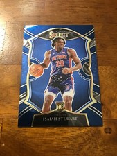 2020-21 Select Isaiah Stewart Blue Concourse Rookie Card RC #76 Detroit Pistons 