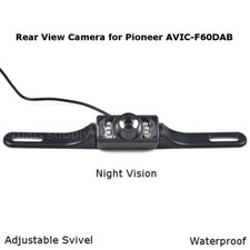 Telecamera posteriore backup targa notturna per Pioneer AVIC-F60DAB AVICF60DAB