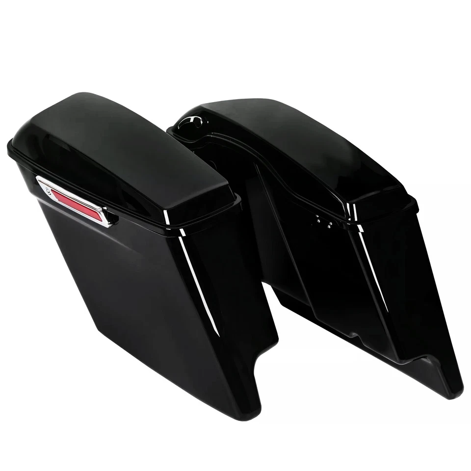 For Harley Davidson Fat boy Extended Stretched Saddle bags Conversion Brackets - Image 4 of 4