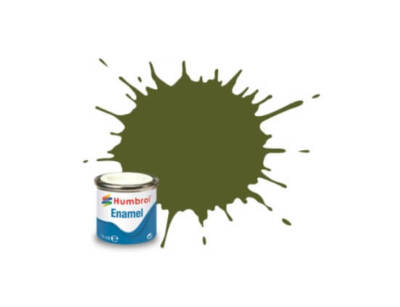 Humbrol 14ml Dark Green Matt Enamel Paint