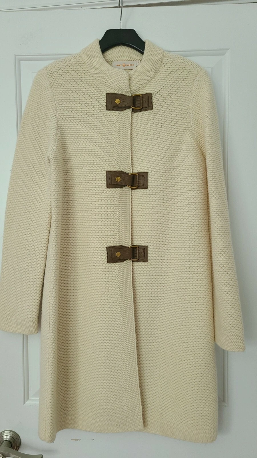 cappotto lana merino tory burch
