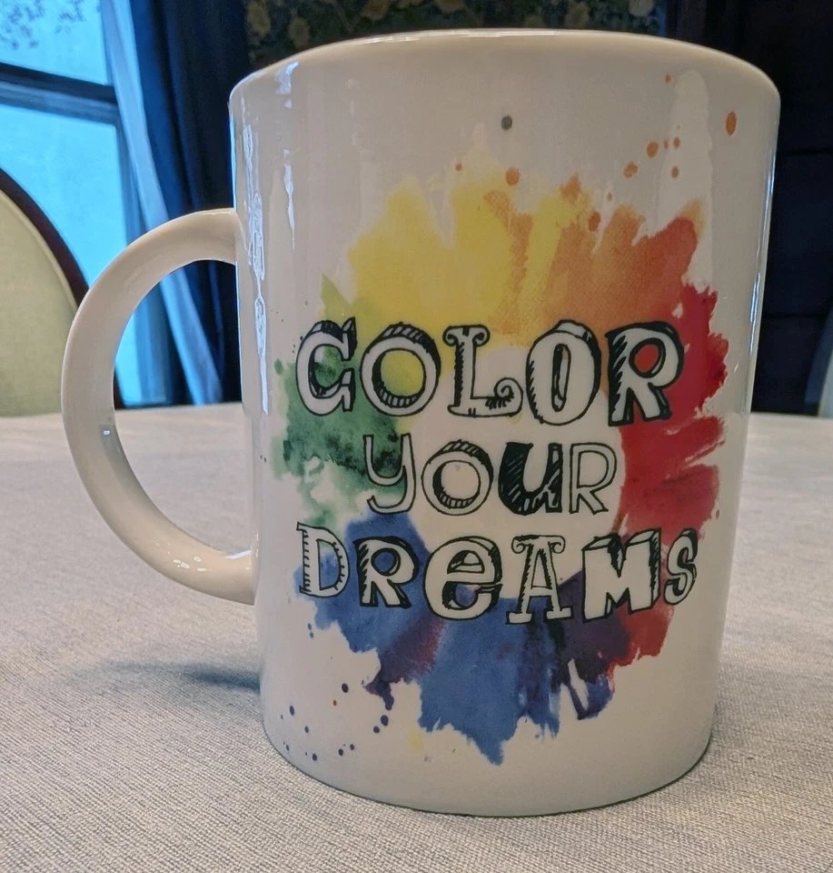 NUEVO C.R. Taza de cerámica Gibson "Color Your Dreams" 14 oz en caja Foto 3 de 4