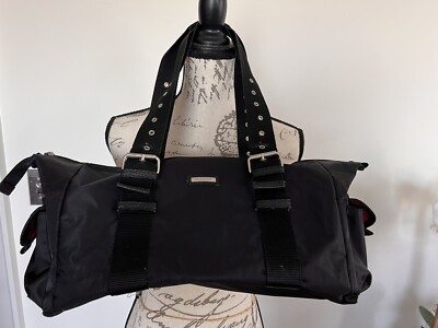 Kenneth Cole Reaction Black/Pink Nylon Bag