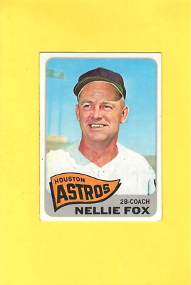 1965 TOPPS #485 Nellie Fox Near MINT Beauty