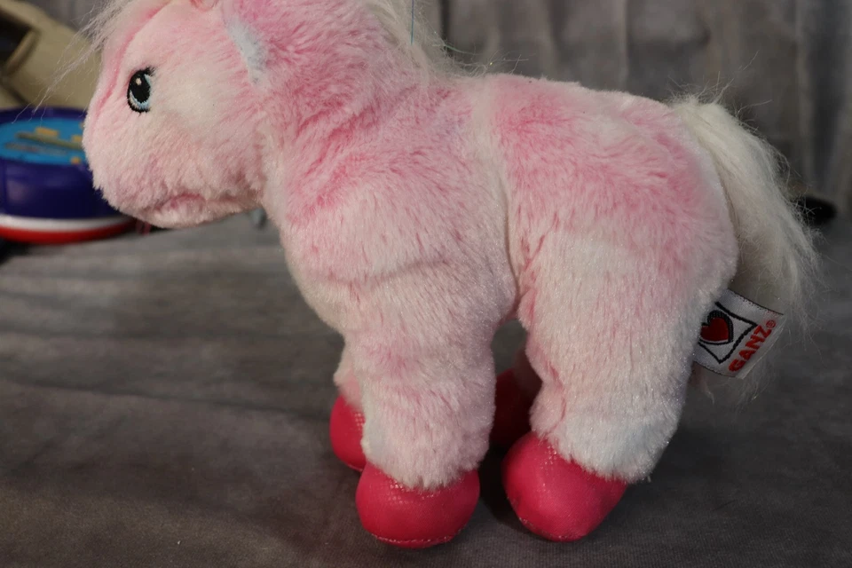 Ganz Webkinz Unicorn Pink Blue And White 7” Plush - Image 3 of 4