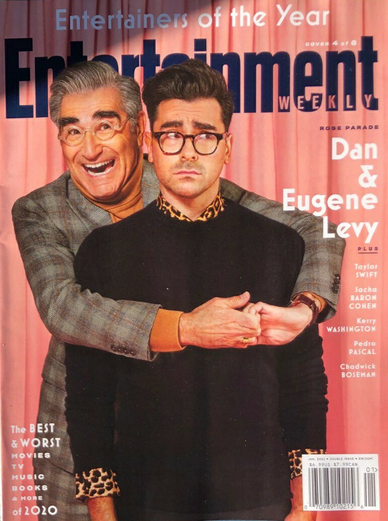 Entertainment Weekly January 2021 EUGENE & DANIEL LEVY Cover 4 Of 6 Double Issue