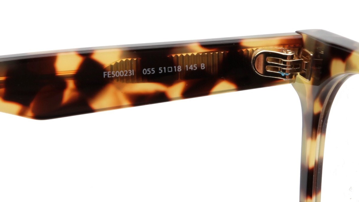 Fendi Eyeglasses FE500221 055 53-17 Tortoise Shell Brown Made In Italy Brand New FENDI Eyeglass Frames FE 50117I 055 Brown For  main image 4