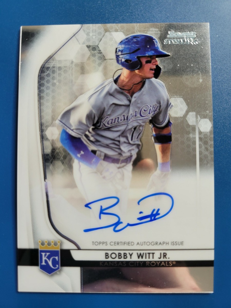 Bobby Witt Jr auto bowman topps
