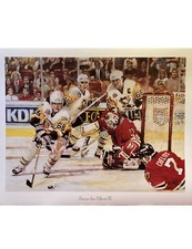 Pittsburgh Penguins Stanley Cup NHL Hockey Art Print Mosser Numbered Signed 