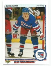 BRIAN MULLEN 1990-91 UPPER DECK CARD NEAR MINT CONDITION