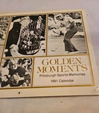 Vintage 1981 Calendar Pittsburgh Sports Memories 