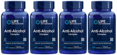 ANTI ALCOHOL COMPLEX  4 BOTTLES 240 Capsule LIFE EXTENSION